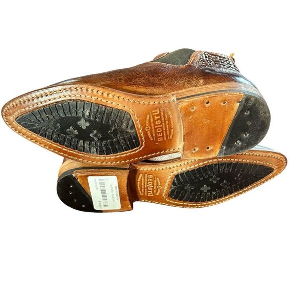 Bed Stu Heart & Soul Tan Dip Dye Rove Bootie NWB Size 6 1/2 - Picture 6 of 9